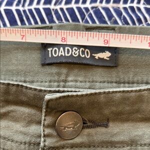 Toad&Co Olive Green Casual Pants